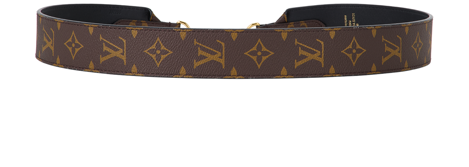 Louis Vuitton Bandouliere Strap, &pound;275, Accessories, Brown, Canvas, Back view